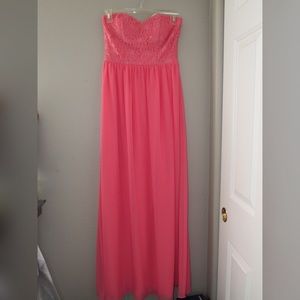 Pink prom dress